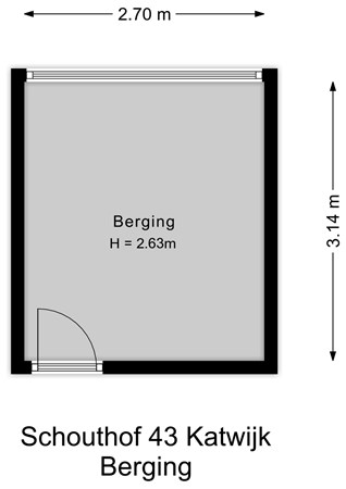 Floorplan - Schouthof 43, 2221 GZ Katwijk